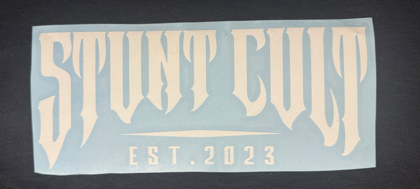 9 in. Stunt Cult est. decal