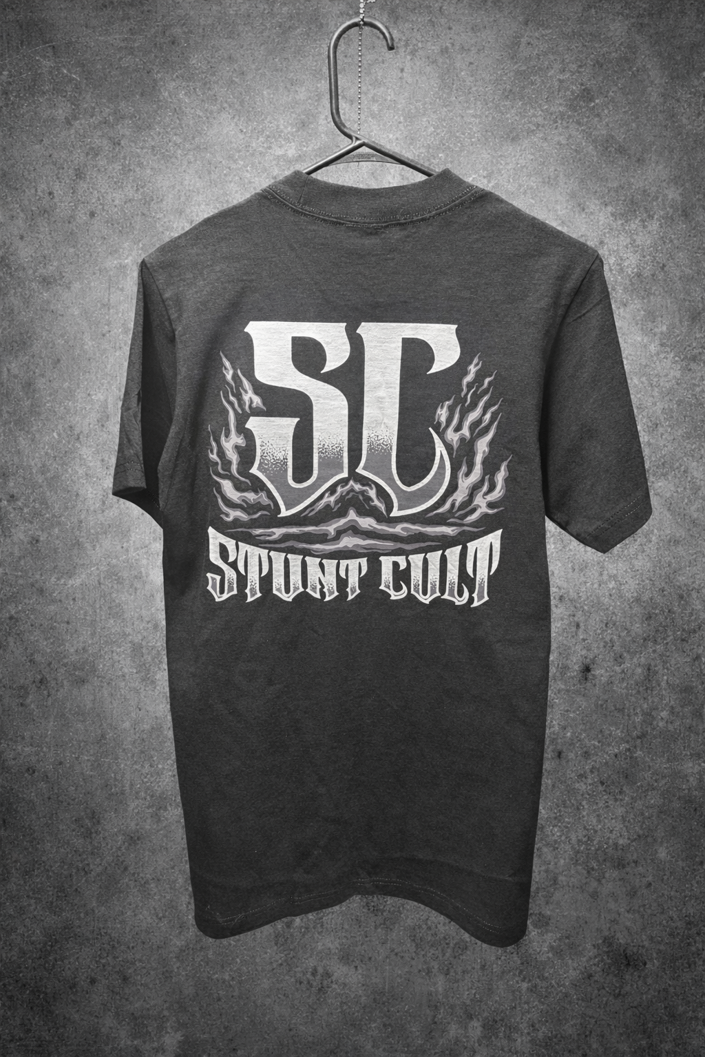 Grey SC flame tee