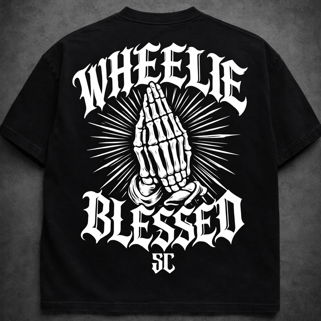 Wheelie Blessed Tee