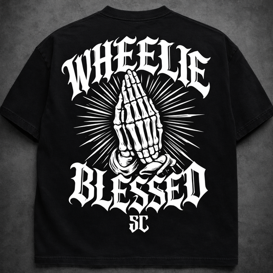 Wheelie Blessed Tee