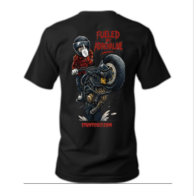 Fueled by Adrenaline wheelie Tee