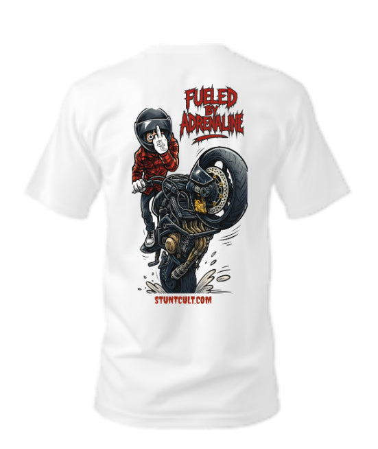 Fueled by Adrenaline wheelie Tee