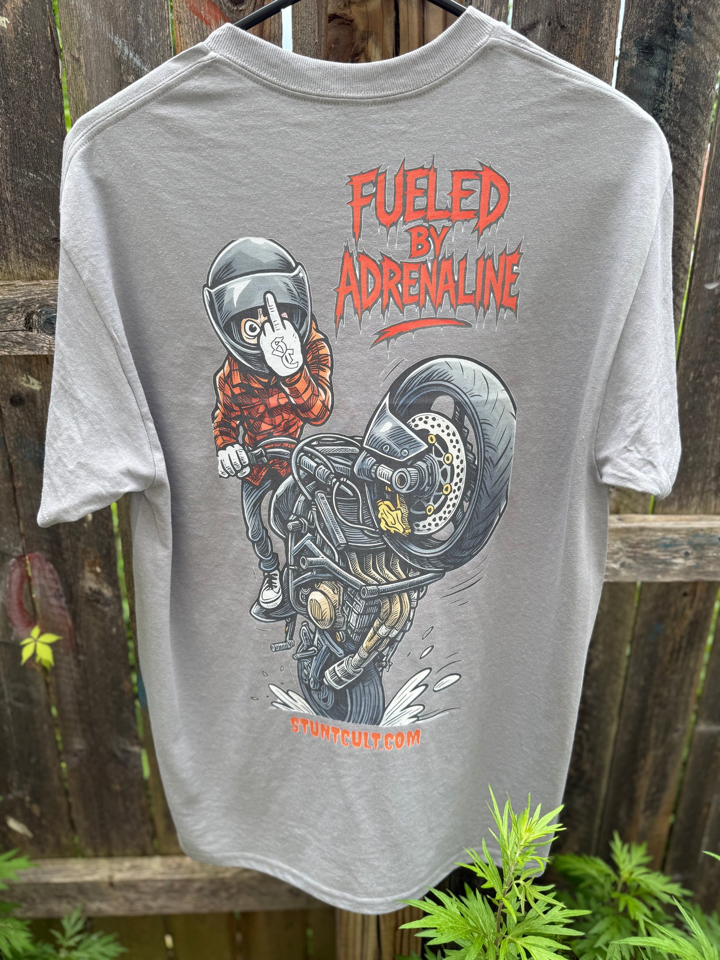 Fueled by Adrenaline wheelie Tee