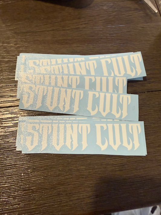 Stunt cult vinyl sticker 5”