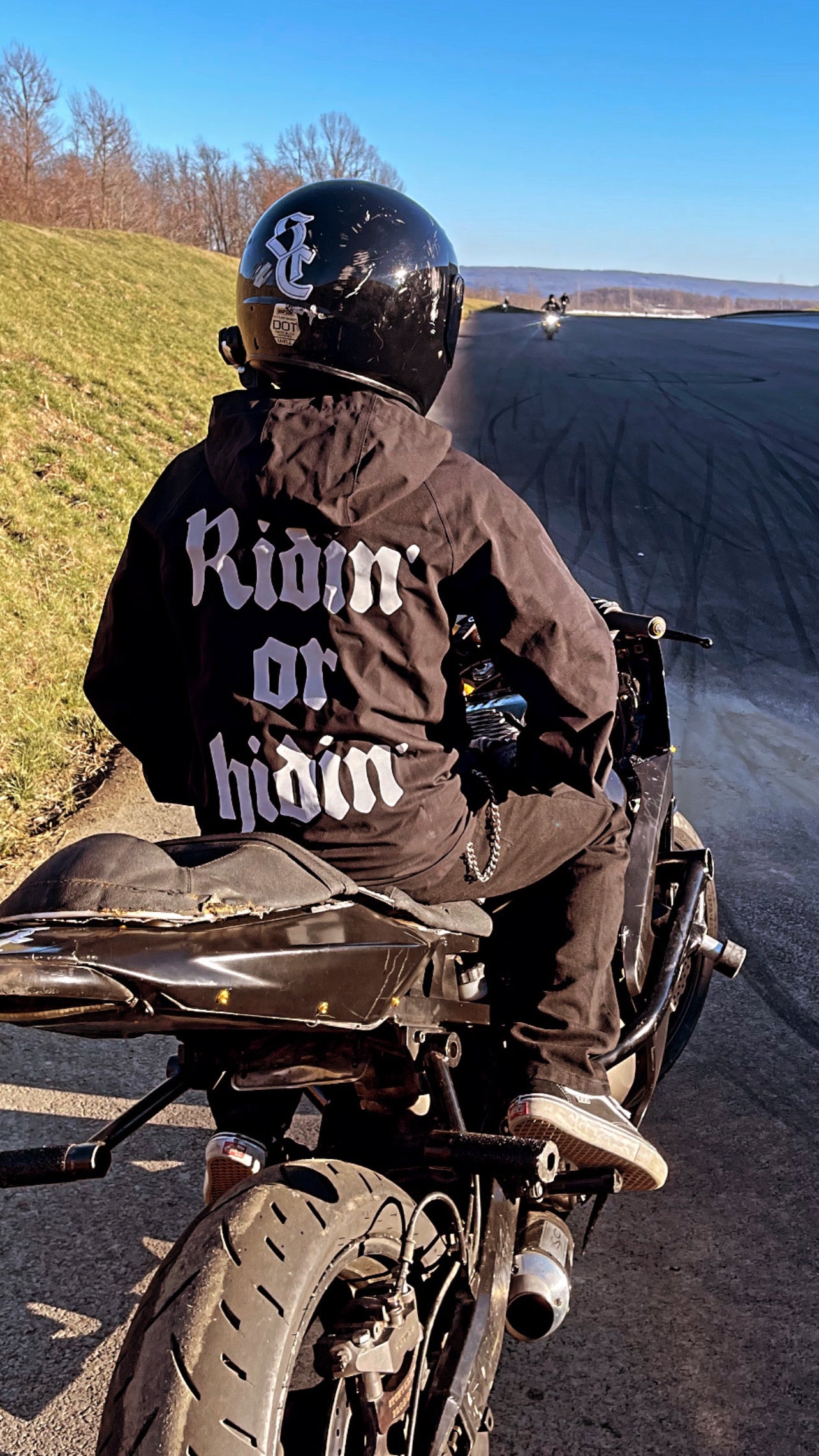 Ridin’ or Hidin’ windbreaker / rain jacket