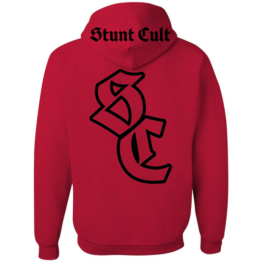 SC Red Hoodie (black design)