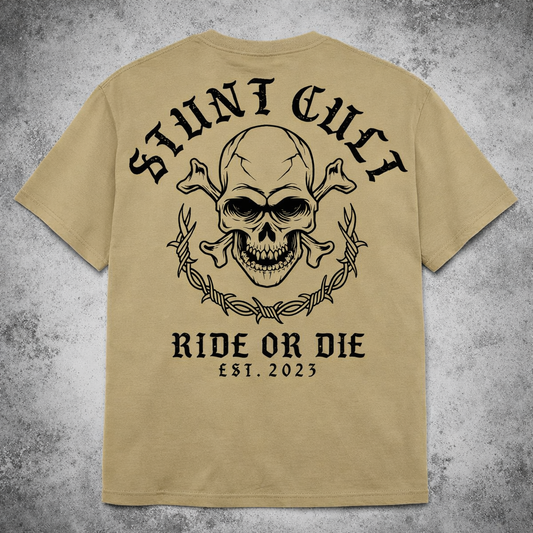 Skull tee (khaki)