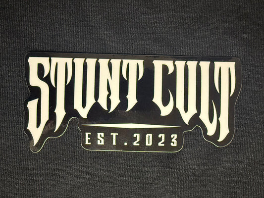 Stunt Cult est. 23’ die cut sticker