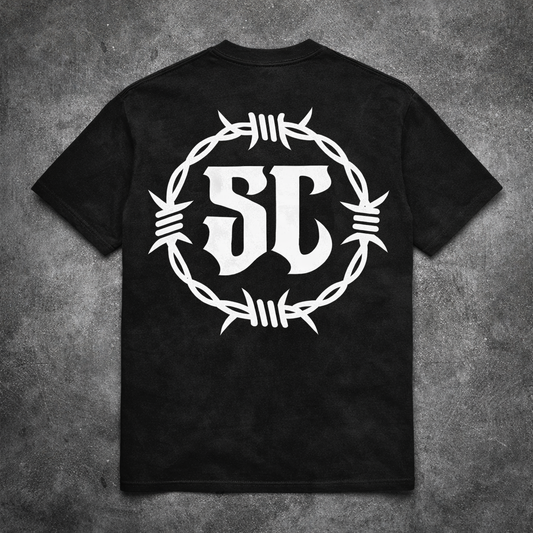 SC barbed wire tee (black)