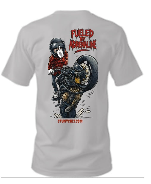 Fueled by Adrenaline wheelie Tee